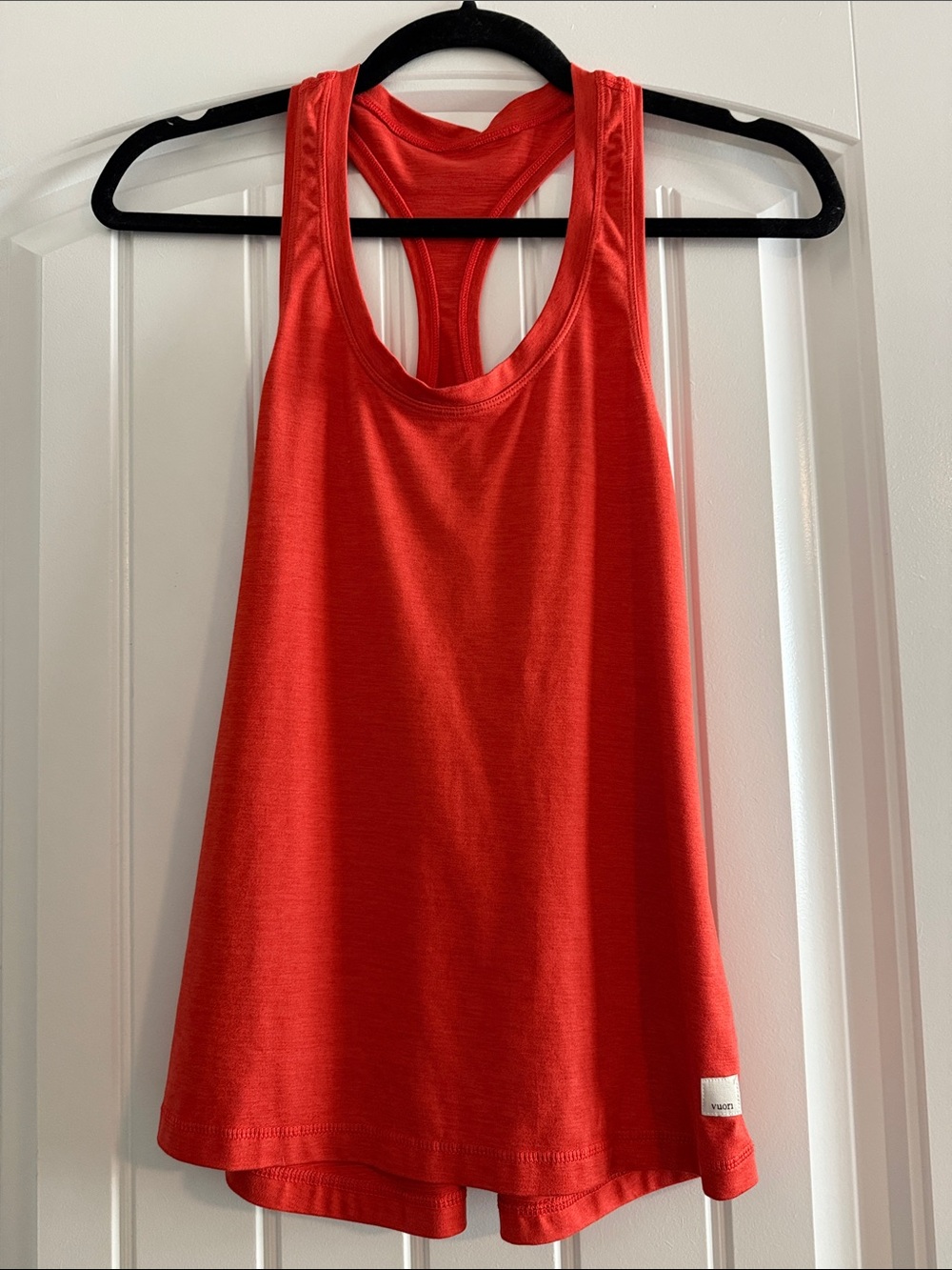Vuori Women’s Orange Racerback Tank Top - Size XS